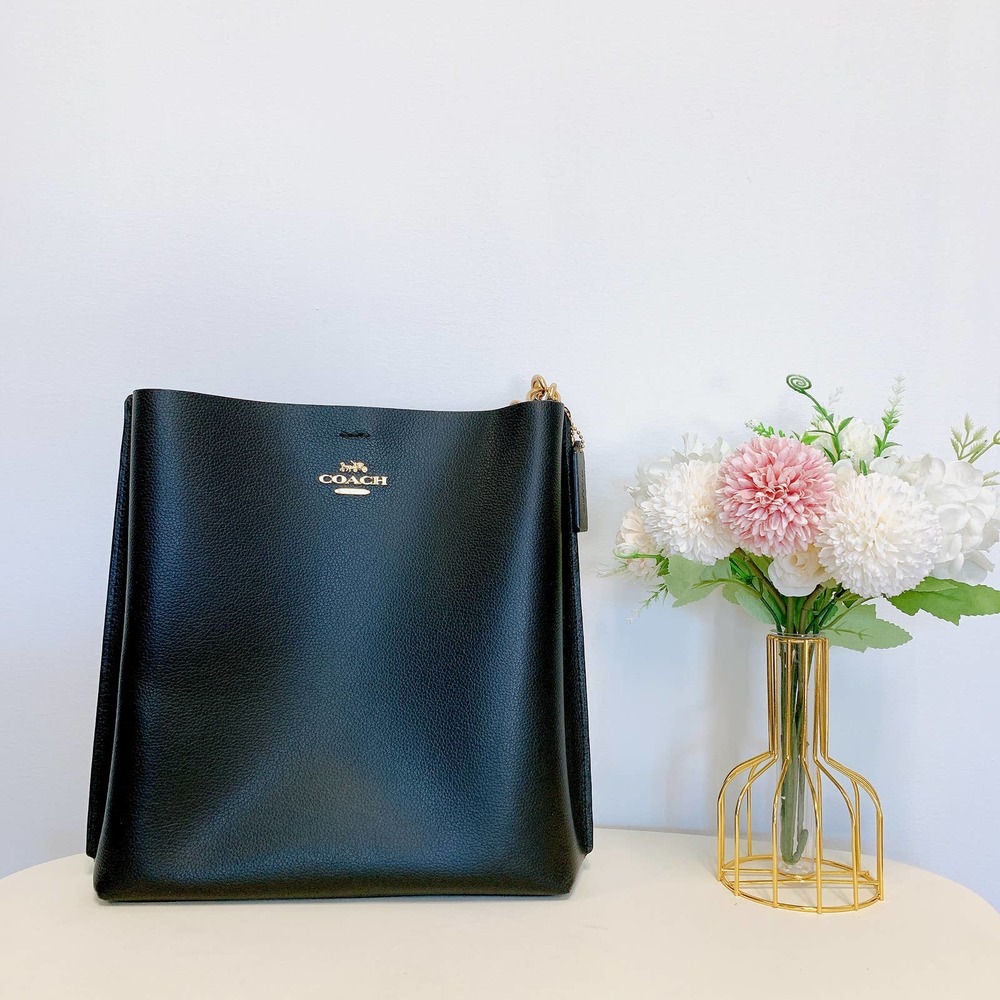 Coach CA214 Mollie Bucket Bag IN Black